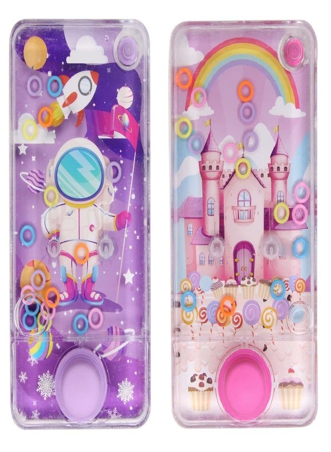 GLAN Combo of Water Ring Toss Bubble Game Handheld Game for Kids Boys and Girls Set of 2Pcs Multicolour Pack of 1 - Image 1